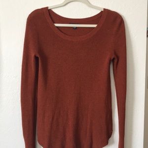 Burnt orange sweater